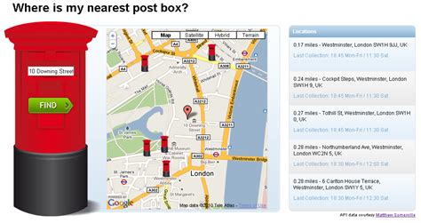 where is my postbox located